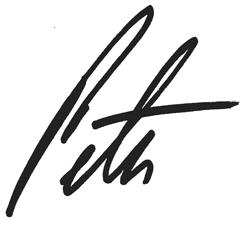 Peter Scher signature